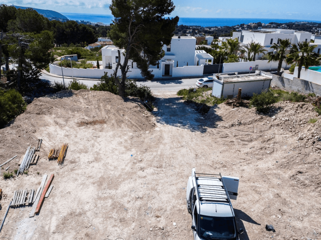 Moraira Plot for Sale with Sea View and Full Infrastructure