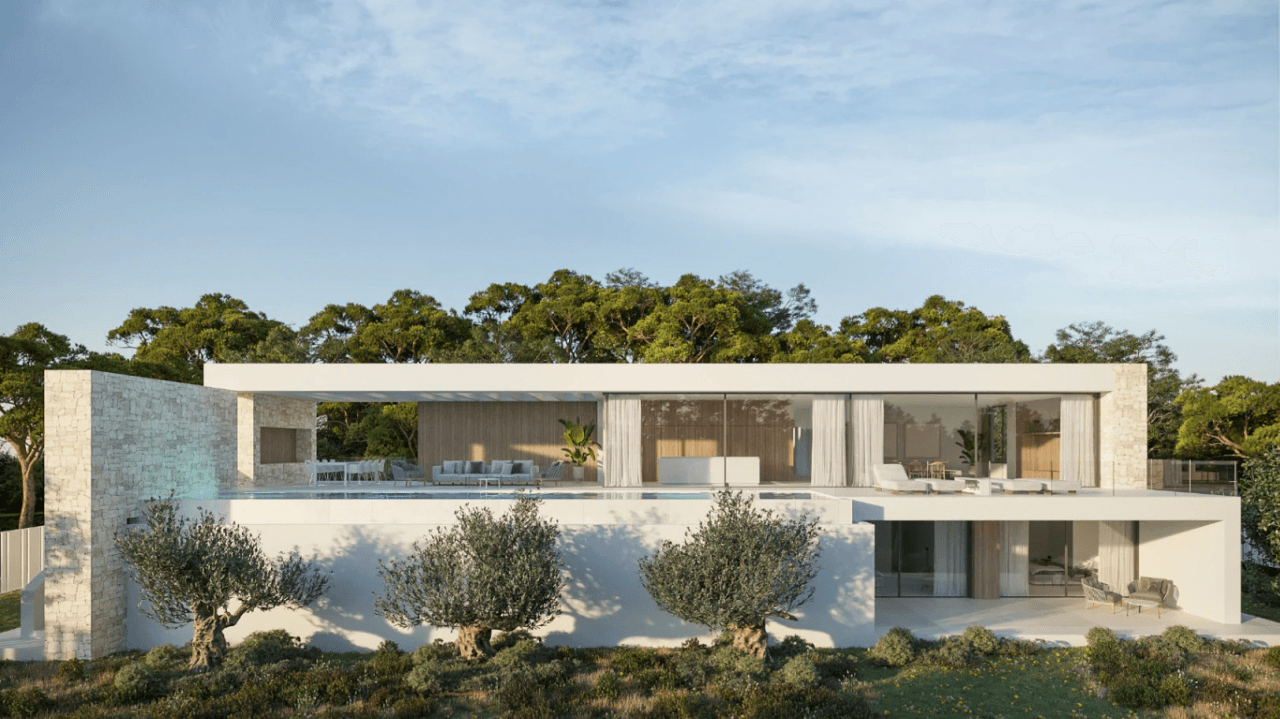 Luxurious villa with exclusive design that offers cutting-edge style and the Mediterranean at your feet, located in Moraira, Costa Blanca.